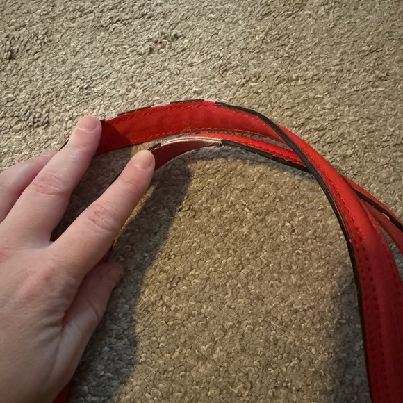 Coach Brown and Orange Signature Tote - Picture 7 of 7